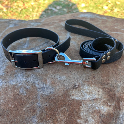 Waterproof PVC Dog Collar and Lead Set – Save 10% | Handmade Australia