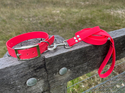Waterproof PVC Dog Collar and Lead Set – Save 10% | Handmade Australia