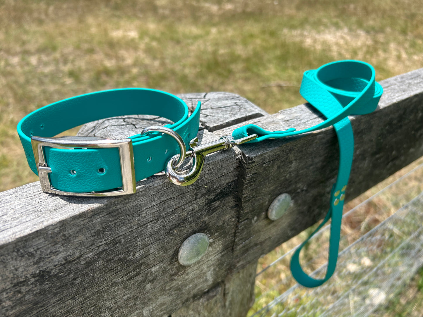 Waterproof PVC Dog Collar and Lead Set – Save 10% | Handmade Australia