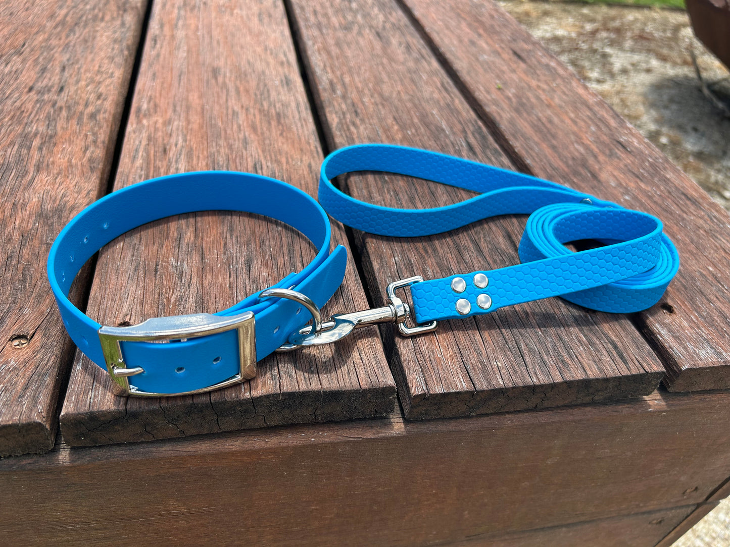Waterproof PVC Dog Collar and Lead Set – Save 10% | Handmade Australia