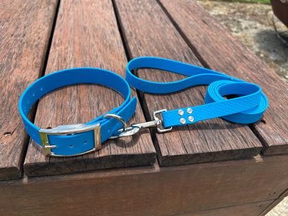 Waterproof PVC Dog Collar and Lead Set – Save 10% | Handmade Australia