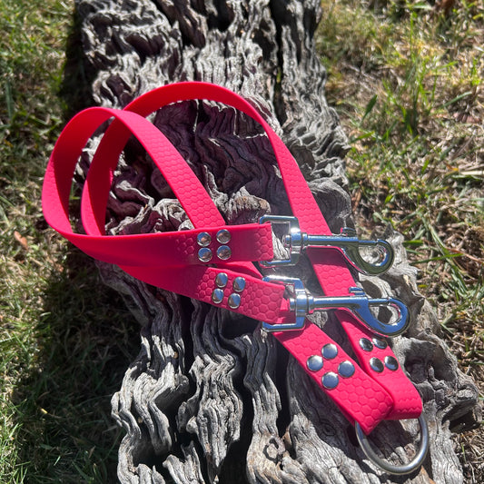 Waterproof Dual Dog Lead - Heavy Duty Outdoor Dog Lead