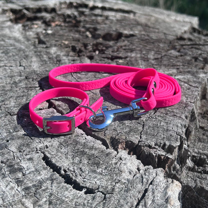 Waterproof PVC Puppy Collar & Lead Set - Save 10%