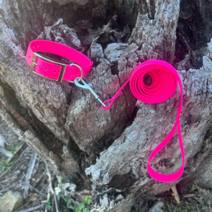Waterproof PVC Dog Collar and Lead Set – Save 10% | Handmade Australia